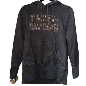 Harley Davidson studded hoodie